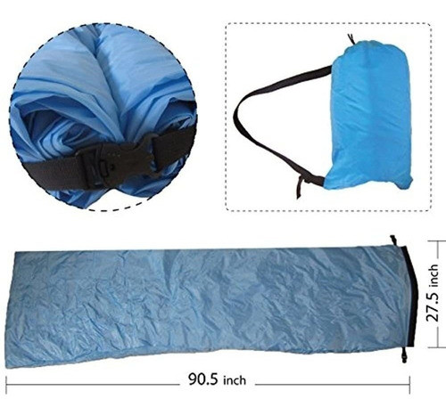 Tumbona Inflable Cómodo Y Fuerte Sofá Perezoso Cama De Aire 1