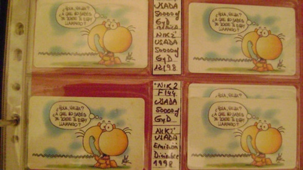 Tarjeta Telef Coleccion Telefonica Argentina F144 Humoristas 1