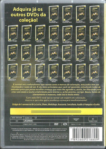 Dvd / Colorimetria - Curso De Cabeleireiros Vídeo Aula 1