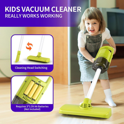 Juego De Limpieza Para Niños Con Aspiradora, Escoba Y Más 1