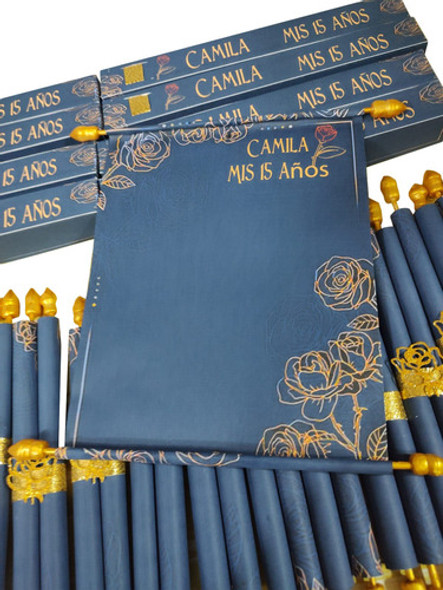 Pergamino Tarjeta 15 Años Casamiento Papiro Con Caja X25 0