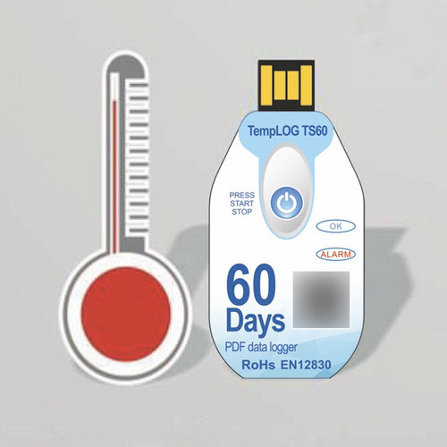 Datalogger De Temperatura Descartable Usb De 60 Días Tfa 1