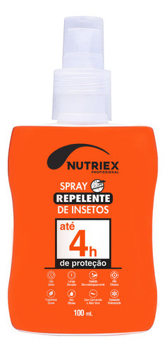 Repelente Spray Nutriex Toque Seco 100ml Proteção 4 Horas 0