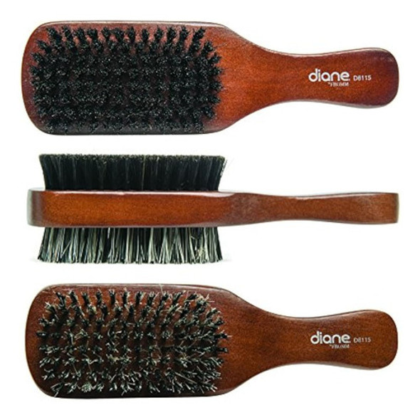 Diane 100% Jabalí Cepillo De Club De 2 Caras, Cerdas Medias 0