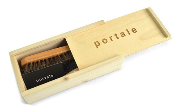 Caja Madera Para Cuidado Y Limpieza Zapatos Cuero 1