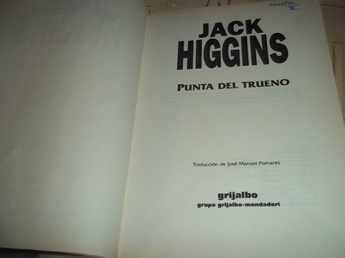 Punta Del Trueno - Jack Higgins - Bestseller Oro 1