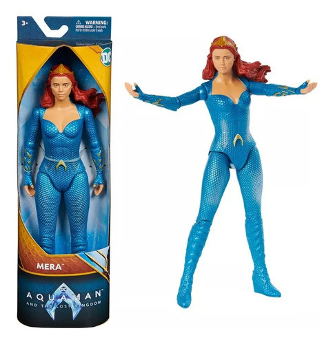 Muñeco Figura Aquaman Mera 30 Cm  36807 Srj 0