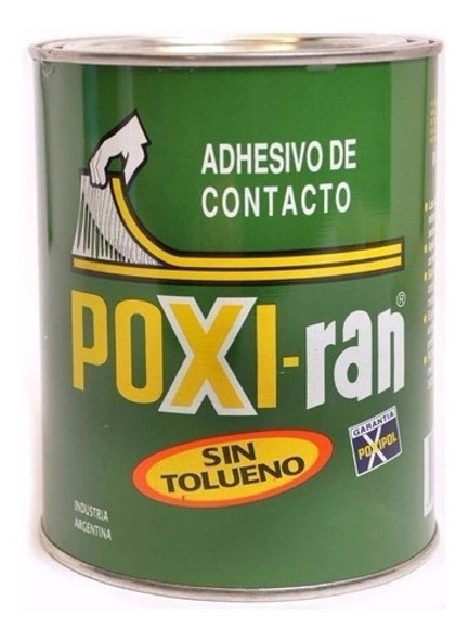 Adhesivo Contacto Poxiran Lata  450gms. Sin Tolueno 0