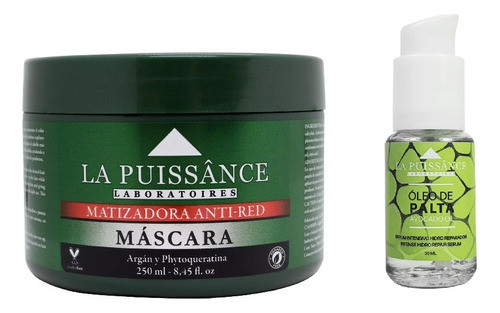 Mascara Matizador Antired 250ml La Puissance+oleo Palta 0