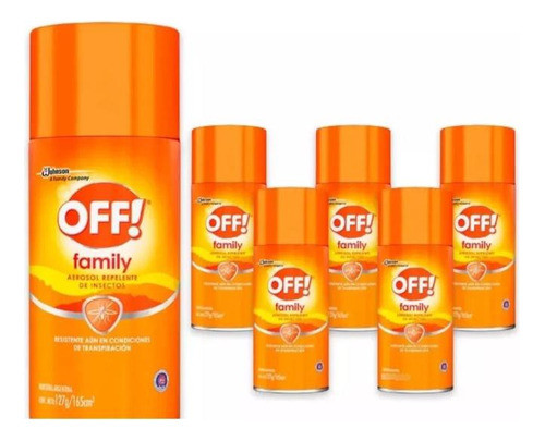Repelentes Off De 165ml X6 Unidades 0