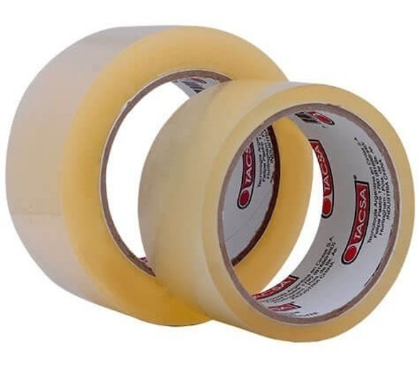 Cinta De Empaque Embalar Transparente 48mmx100mts Tacsa 1