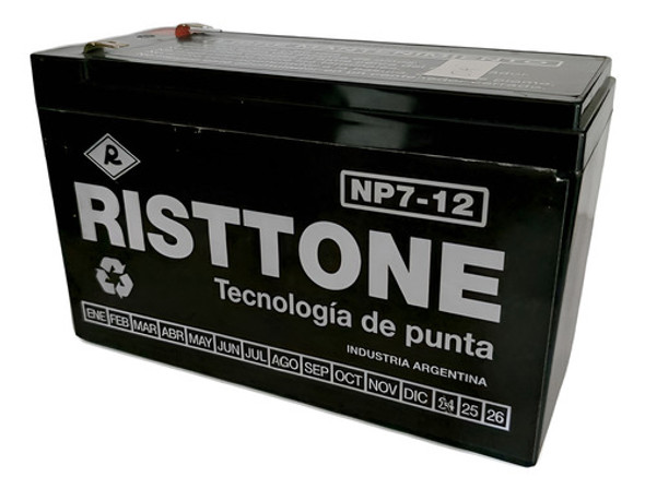 Bateria 12v 7ah Centrales De Alarma - Luz De Emergencia 0