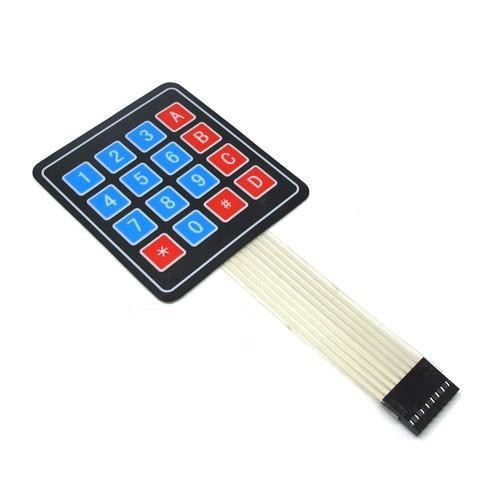 Teclado Matricial 4x4 16 Teclas Keypad Membrana 0