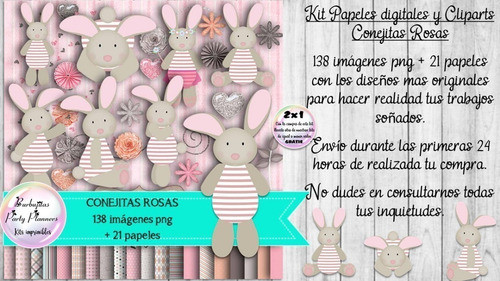 Papeles Fondos Y Cliparts Imagenes Png Conejitas 1