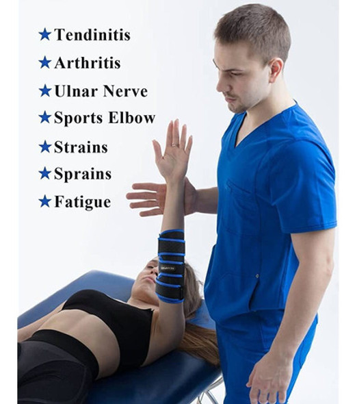 Abrazadera De Codo, Ajustable Cordilla Soporte Inmovilizador 1