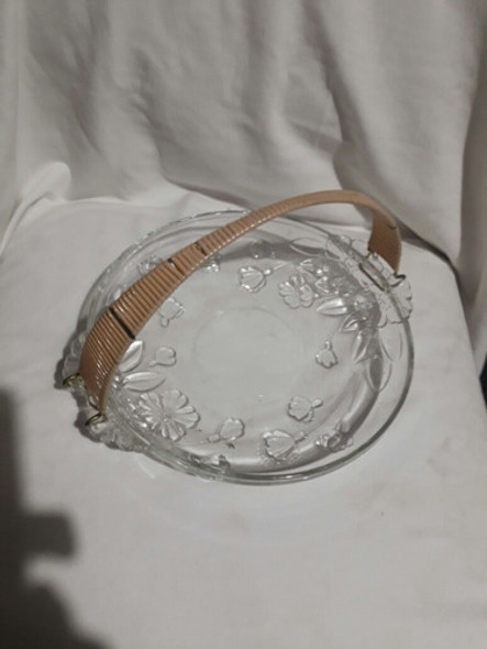Centro De Mesa Antiguo Vintage Años 50' Vidrio Tallado (109) 0