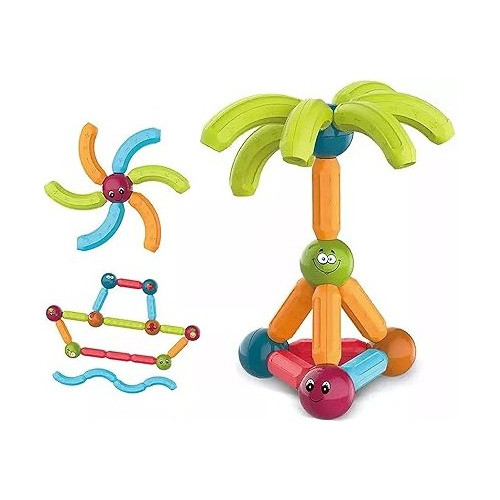 Juguete Magnetico Rodos Y Pelotitas - Puzzle 38 Piezas 0