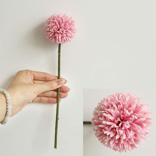 Simulação: Buquê De Hortênsias, Bola De Flores De Seda Falsa 0