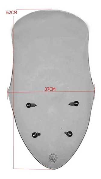 Bolha Parabrisa Yamaha Nmax 160 - Fume 1 Bolha Parabrisa Yamaha Nmax 160 - Fume 1