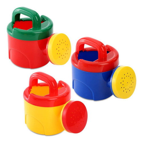 Nicunom 3 Pack Regaderas De Plástico Para Niños, Arena Y Jug 0