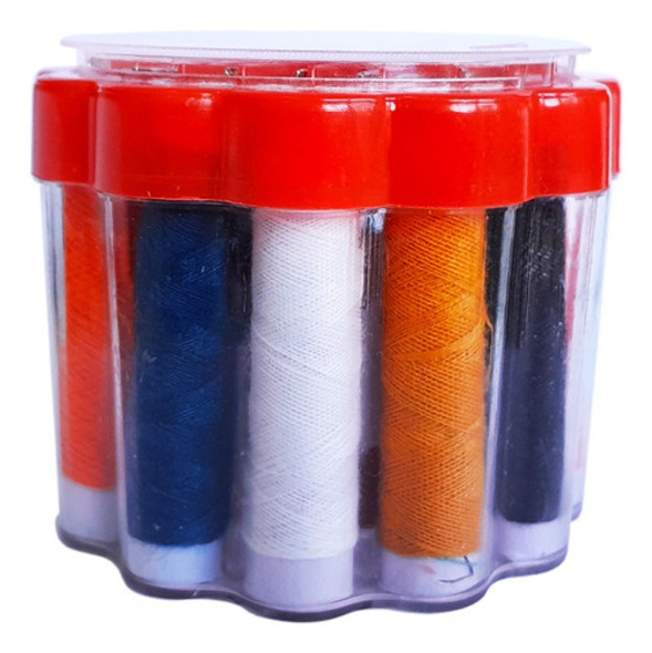 Kit De Costura Agujas E Hilos Portátil Con Estuche 1 Kit De Costura Agujas E Hilos Portátil Con Estuche 1