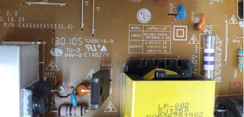 Fuente LG 42lm3400 42lm3400sb 42ls3400 Eax64604503 Pl439 1