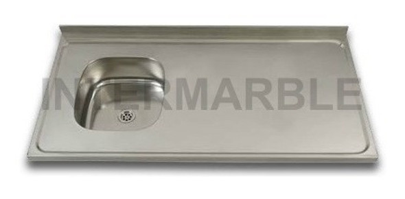 Muebles Cocina Mesada Acero Ariel 140x62 Bacha Simple Zocalo 1 Muebles Cocina Mesada Acero Ariel 140x62 Bacha Simple Zocalo 1