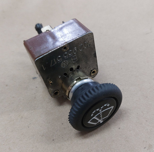 Botão Chave Limpador Parabrisa Com Esguicho Duas Vel. Fusca 1