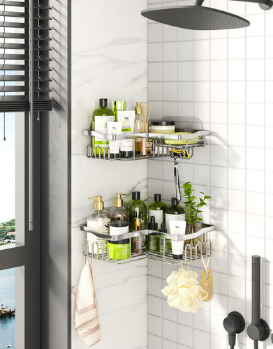 Hapirm Organizador De Ducha Esquinero Con Soporte Para Champ 1