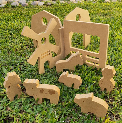 Granja De Animales De Madera Para Niños 0