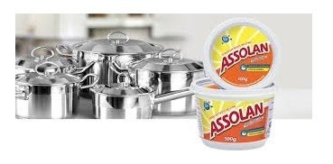 Sabão Em Pasta Mais Brilho Assolan 500g 1