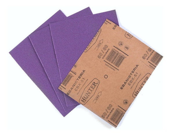 Lija Para Madera Multiuso Grano 36 A 180 Hoja 21x26cm Hunter 0