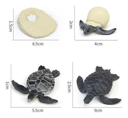 Brinquedos De Ciclo De Vida, Bonecos Tartaruga Marinha 1