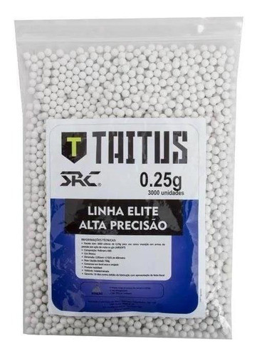 Esferas Bbs Premiun 0,25g Com 3000 - Src 0