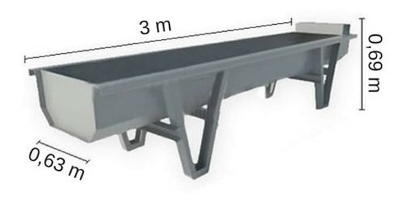 Bebedero 431 Lts. - Tankes - Chapa Galvanizada 1