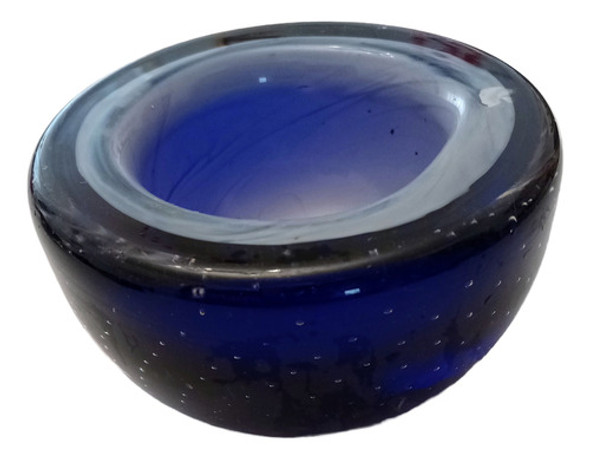 Antiguo Cenicero De Cristal De Murano 0