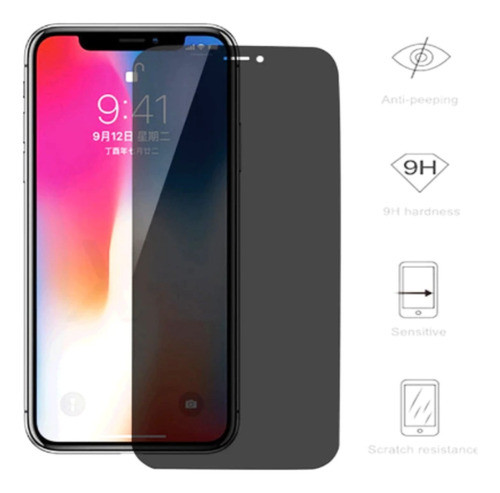 Pelicula Vidro 3d Privacidade Fosca Para iPhone 13 13 Pro 1
