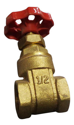 Valvula Esclusa De Bronce Dp Paso Total 1/2 Jm 0