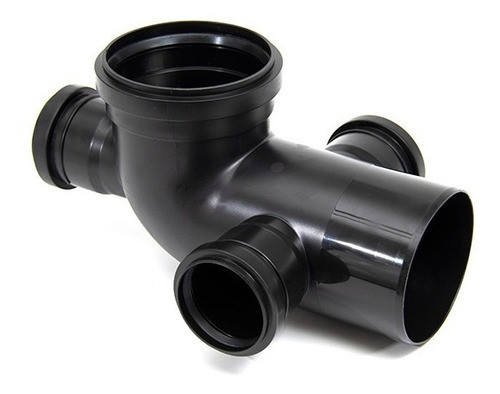 Codo C/acometidas Mh Tres 110x63 Ortogonales Duratop 0