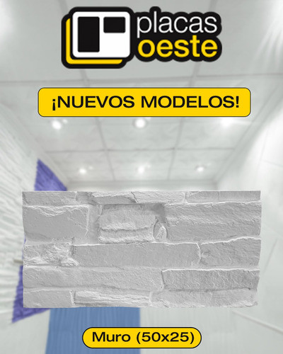 Placas Antihumedad Modelo Muro 50 X 25 Stock Permanente 1
