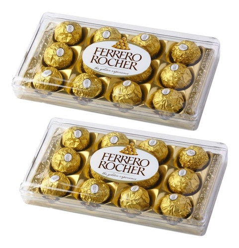 Bombón Ferrero Rocher Estuche 12 Unidades Pack X2 0