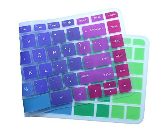 Casebuy Cubierta De Teclado Colorida Para Hp 14-ab 14-ca 14- 1