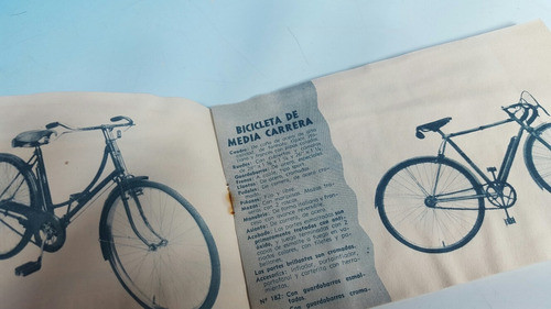 Antiguo Catalogo Bicicletas Ciclus Veloz Original 1