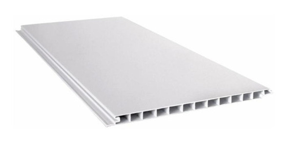 Placa Blanca Cielorraso Pvc 2.5 Metros X 200mm X 10mm 0