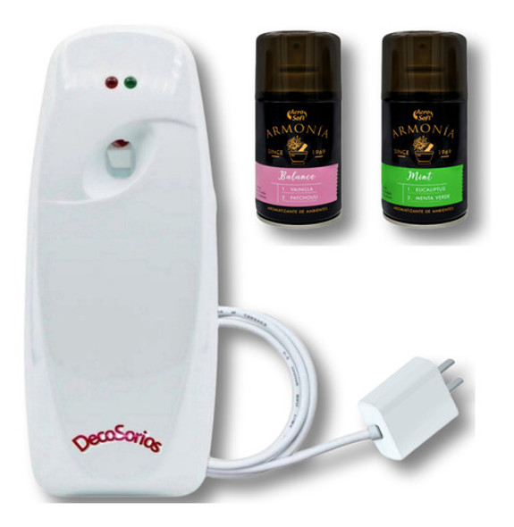 Aromatizante Automatico Ambientes Electrico + 2 Repuestos 0 Aromatizante Automatico Ambientes Electrico + 2 Repuestos 0