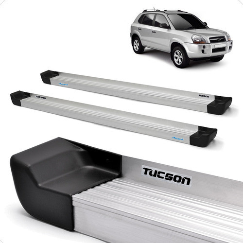 Estribo Prime Alumínio Natural Tucson Gl Gls 2010 2011 2012 0