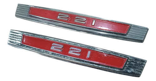 Insignia Lateral Ford Falcon 221 Juego X2 Unidades 0