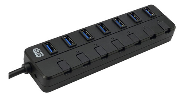 Adesso 7-port Usb 3.0 Hub Usb 3.0 Negro Concentrador 1
