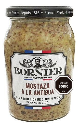 Mostaza En Grano A La Antigua Bornier 210 Grs. 0
