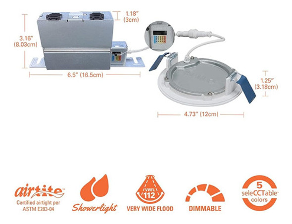Halo 4 Pulgadas Empotrable Led Techo Y Disco De Ducha Luz Ca 1 Halo 4 Pulgadas Empotrable Led Techo Y Disco De Ducha Luz Ca 1